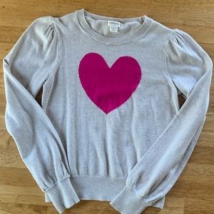 EUC CrewCuts tan and pink sweater size XL Girls